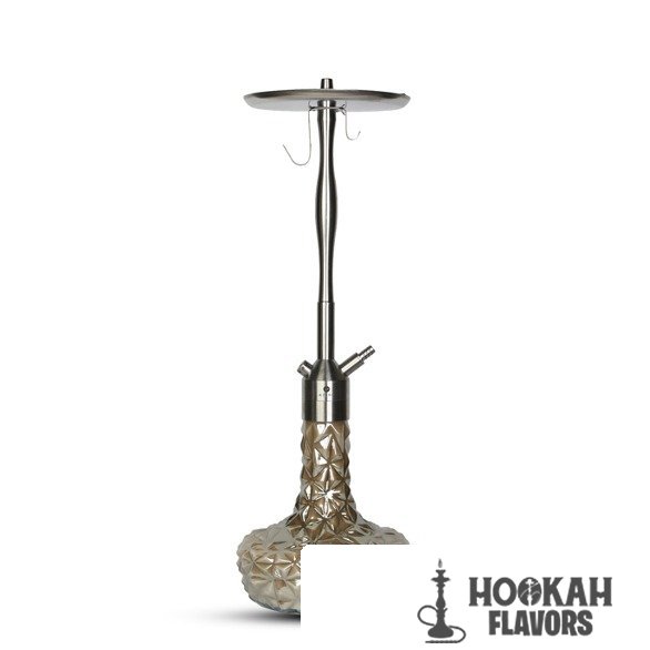 KERNO SHISHA XL NEWYORK SILVER CRYSTAL BROWN