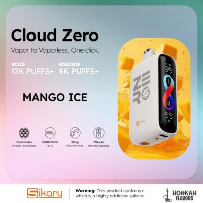 SIKARY CLOUD ZERO VAPE MANGO ICE