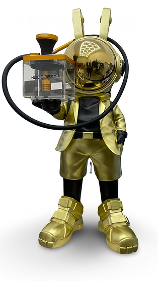 HUQABEAR - ASTROBEAR R GOLD WITH SHISHA KIT