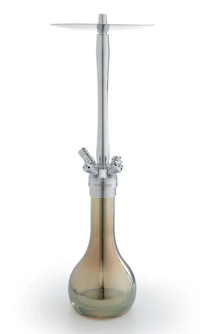 NARGILEM V2A SHISHA WITH BOWL SHINY AMBER