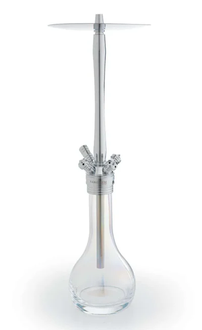NARGILEM V2A SHISHA WITH BOWL SHINY CLEAR