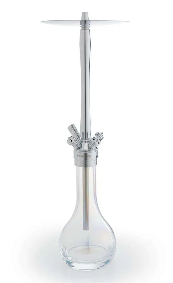 NARGILEM V2A SHISHA WITH BOWL SHINY CLEAR