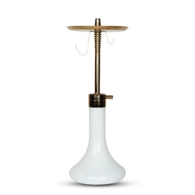 KERNO SHISHA LARGE DRAGON SHINY GOLD WHITE