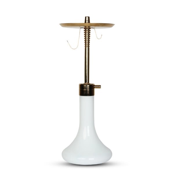 KERNO SHISHA LARGE DRAGON SHINY GOLD WHITE