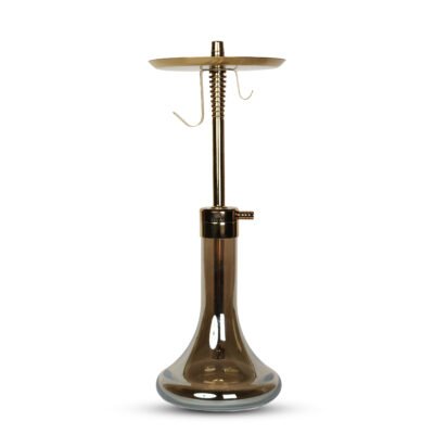 KERNO SHISHA LARGE DRAGON SHINY GOLD GRAY