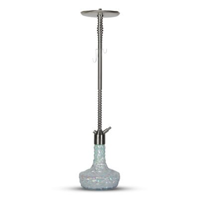 KERNO SHISHA XXL EIFFEL SILVER CRYSTAL R WHITE